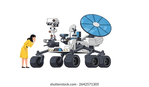 Exploring Mars with Advanced Technology A Close Encounter with Robotic Explorers on the Red Planet
