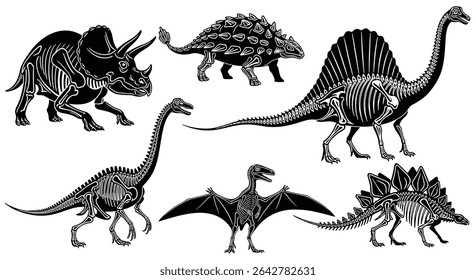 Exploring Prehistoric World Diverse Assemblage of Extinct Reptiles Dinosaurs Fossils and Paleontology Discoveries
