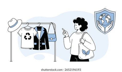 Explorando opções de moda sustentáveis e seu impacto na compra responsável de vestuário do nosso planeta no futuro para um mundo melhor