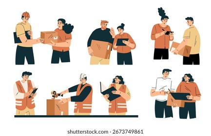 Exploring the Various and Diverse Delivery and Retail Interactions in Todays Modern Workspaces