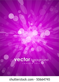 Explosion. Abstract vector background