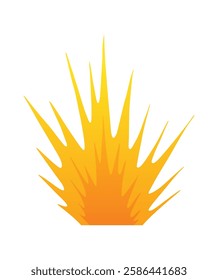Explosion animation. Animation for game of the explosion effect. Cartoon animation for game. Exploding effect. Hand drawn vector illustration