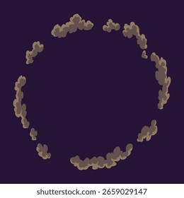 Explosion animation. Animation for game of the explosion effect. Cartoon animation for game. Exploding effect. Hand drawn vector illustration