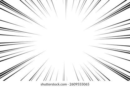 Explosion Background for Comic Book. Vector Illustration