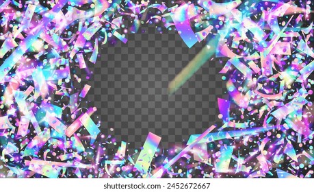 Explosion Background. Digital Tinsel. Carnival Burst. Unicorn Poster. Carnaval Confetti. Retro Template. Purple Laser Effect. Art Iridescent Illustration. Blue Explosion Background