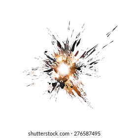 fondo de explosión, fácil de editar 