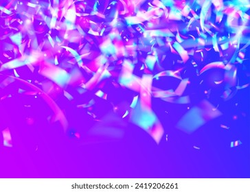 Explosion Background. Light Template. Unicorn Design. Surprise Paper. Disco Ribbon. Purple Laser Effect. Foil Christmas Illustration. Celebrate Confetti. Pink Explosion Background