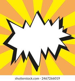 explosion background pop art comic