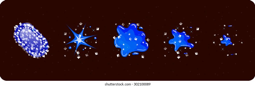 explosion cartoon tasty candy 