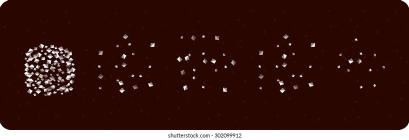 explosion cartoon tasty candy caramel sugar