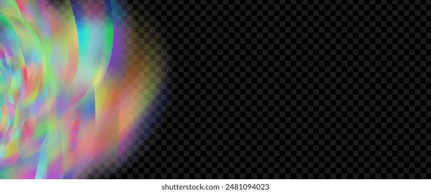 An explosion of colorful smoke clouds.Multicolor fog with blue and yellow particles.Explosions of color powder.
