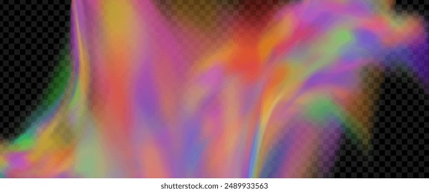An explosion of colorful smoke clouds.Multicolor fog with blue and yellow particles.Explosions of color powder.