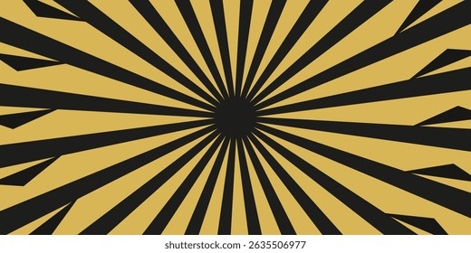 Explosion effect background. Flash explosion radial lines abstract comic book, anime style. Vector illustration design.