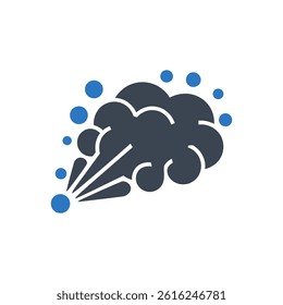 Explosion Effect Blast Icon On White Background