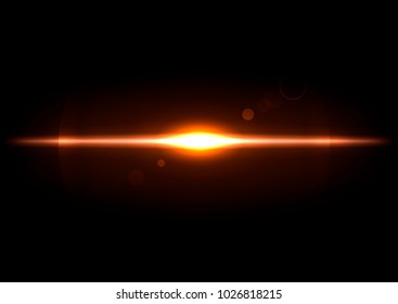 Explosion effect. Optical flare object, Glowing light illustration