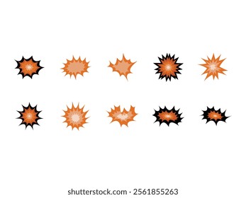Explosion Effect Shape Element Set