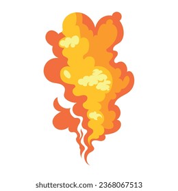 Explosionseffekt, Rauchabbild einzeln