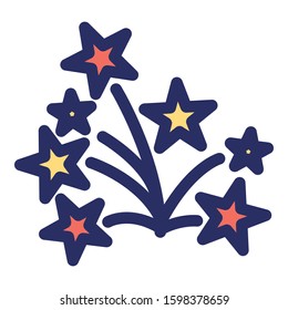 
Explosion, festivals, fireworks Isolated Vector icon which can easily modify or edit
