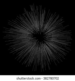 Explosion Globe for Design Project - vector illustration 