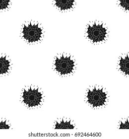Explosion icon in black style isolated on white background. Explosions symbol stock vector illustration.