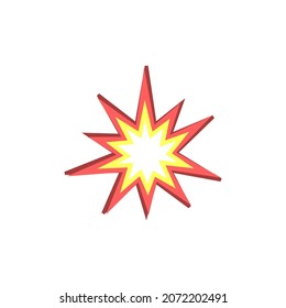 explosion icon design template vector isolated illustration