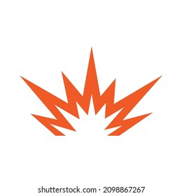 Explosion icon design template vector isolated illustration