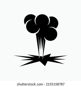 Explosion Icon. Explode, Explosive Symbol - Vector.
