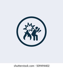 Explosion icon. fire accident icon.accident icon.