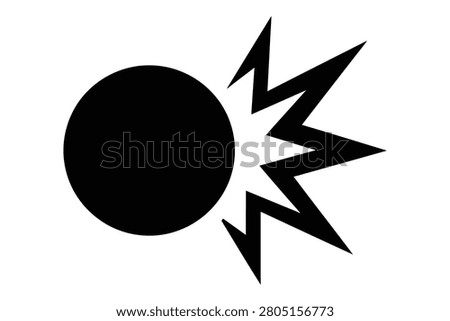 explosion, impact, burst, power, energy, force, change, sudden, action, crash, collision, blast, graphic, vector, symbol, icon, shape, abstract, sign, design, black, element, dynamic, motion, strength, intensity, event, boom, shock, trigger, effect, manifestation, transformation, forceful, contrast, simple, minimalist, modern, concept, energy, surge, breakthrough, innovation, velocity, force, impact, active, speed, release