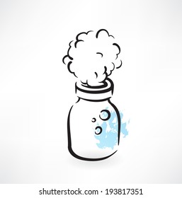 explosion of the jar grunge icon