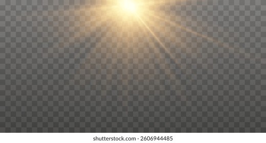 
explosion of light. Rays of light. Flash of light. Star sparkles.