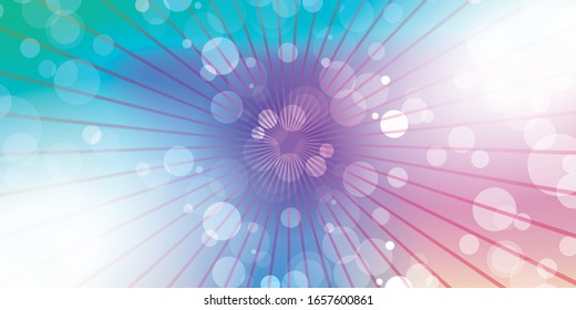 Explosión de luz con puntos brillantes de luz, llamativo fondo abstracto