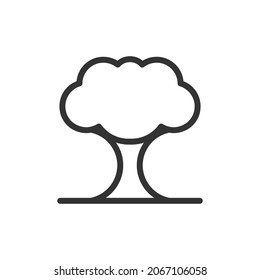 Icono de línea de explosión. Símbolo web para web y aplicaciones. Diseño de firma en el estilo de contorno. Objeto de trazo de explosión.