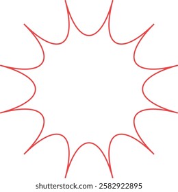 Explosion Line Shape Element Set