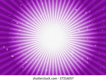 Explosion of  pink star illustration