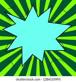 
Explosion in Pop art style. Cartoon comic template. Vector illustration

