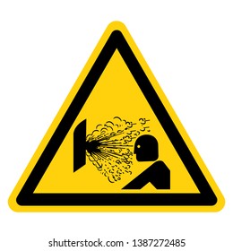 Explosion Release of Pressure Symbol Sign, Vector Illustration, Isolate On White Background Label .EPS10  