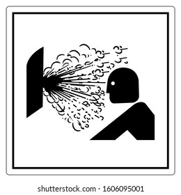 Explosion Release of Pressure Symbol Sign, Vector Illustration, Isolate On White Background Label .EPS10