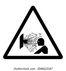 Explosion Release of Pressure Symbol Sign, Vector Illustration, Isolate On White Background Label .EPS10