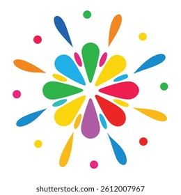 Explosion of Rounded Shapes in Cheerful Colors
