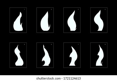Explosion Smoke effect. Explosion Animation effect. Animation Sprite sheet for games, cartoon or animation. vector style animation effect 1241.