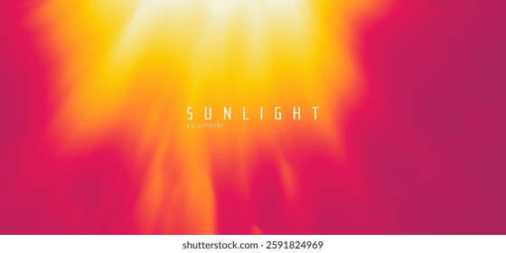 Explosion. Solar or stellar radiation. Background with blur effect. Vector illustration for banner, flyer, brochure, booklet, presentation or website.