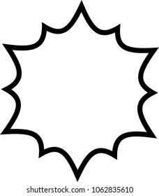 Explosion Speech balloon