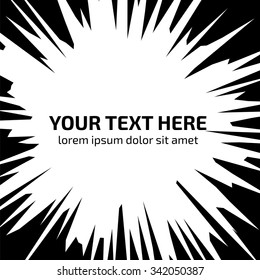 Explosion speed lines