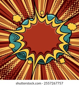 explosion stars. Comic burst, bursting star, starburst speech bubbles. Star sticker, burst speech balloon. Comic book, vector boom or explosion. Communication concept.