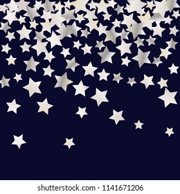 Explosion of stars. Isolated gradient celestial elements. Pearl nacre gloss. Iridescent festive  celebration vector  background for celebration decorations, flyers, posters.