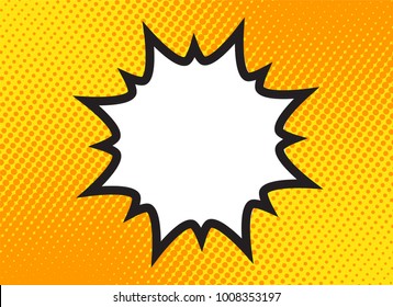 Explosion Steam Bubble Pop Art Funny Stock Vector (Royalty Free ...