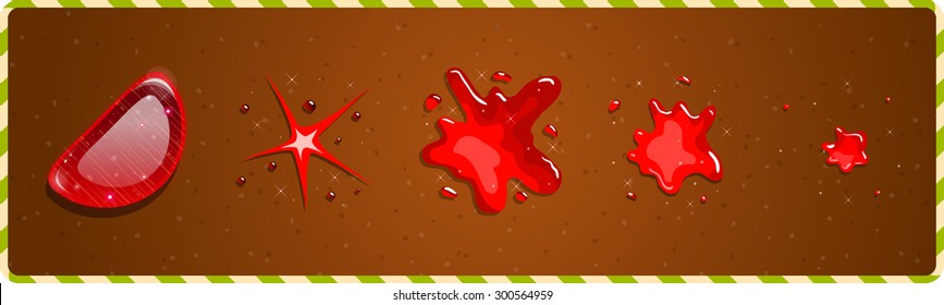explosion tasty candy caramel puddle