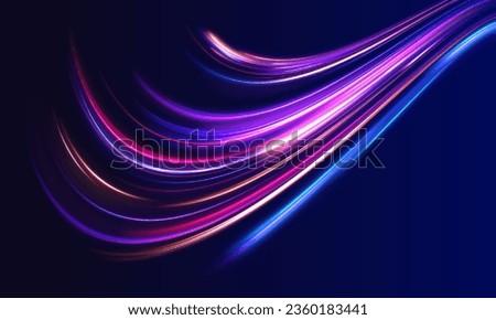 Explosion in universe. Cosmic background for event, party, carnival, celebration, anniversary or other. Lines in the shape of a comet against a dark background. Radial color spirals.	