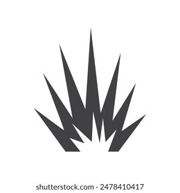 explosion vector icon illustration design 